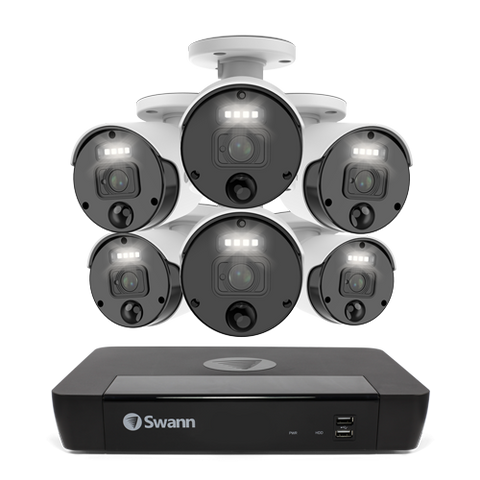 Refurbished Master-Series 6 Camera 8 Channel NVR Security System - SWNVK-876806