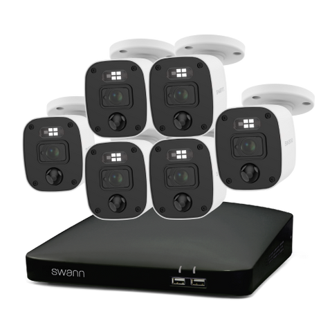 Home 6 Camera 8 Channel 2K DVR 1TB HDD Security System with Mic | SWDVK-8468062KMQB