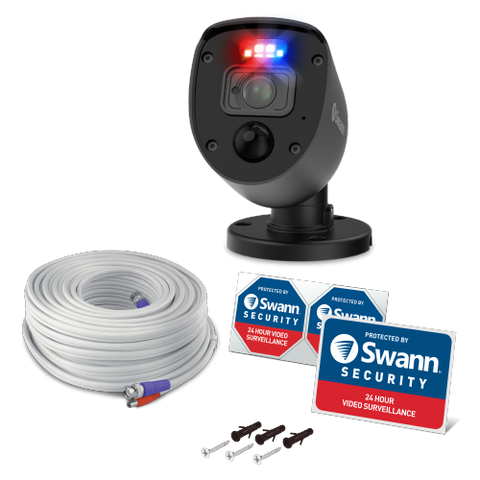 Refurbished Black Home 1080p Full HD Add-On Security Camera - SWPRO-1080SLB