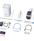 MaxRanger4K™ Solar 6 Camera Security System with Longest Range Wireless | SWNVK-MR4KSD6