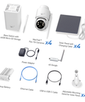 MaxRanger4K MaxTrak™ with 4G AI Auto Tracking Long Range Security Camera System - 4 Pack