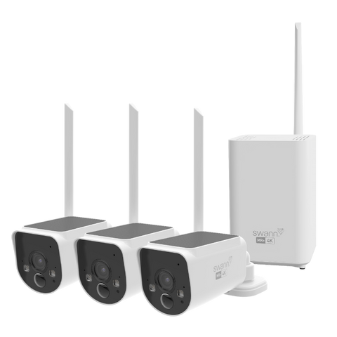 MaxRanger4K™ Solar 3 Camera Security System with Longest Range Wireless  | SWNVK-MAXV2SD3