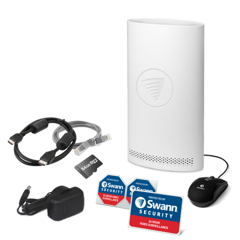 Refurbished SecureAlert 4 Channel 4K Ultra HD Wi-Fi NVR Security Recorder (Cameras Sold Separately) | SRNVW-800SD64