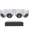 EliteX™ 6K/12MP NVR Security System with 4 Dome Cameras | SWNVK-8EX412MPD