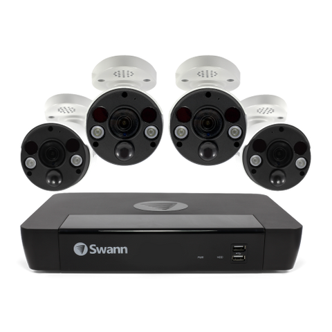 4 Camera 8 Channel 4K Ultra HD Professional NVR Security System | SWNVK-886804FB