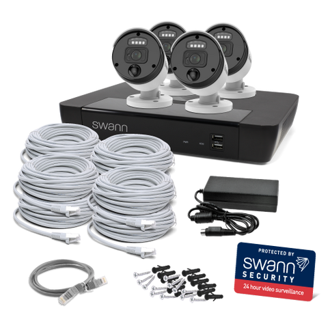 Refurbished 4 Camera 8 Channel 4K Master-Series NVR Security System | SWNVK-876804SF