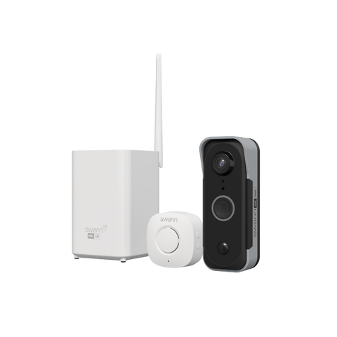 MaxRanger4K™ Long Range Wireless Video Doorbell with Base Station & Chime | SWNVK-MR4KVDBKIT