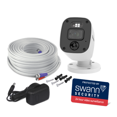 Home 2K DVR Audio/Video Flashing & Spotlight Add-On Bullet Camera | SWPRO-2KMQB