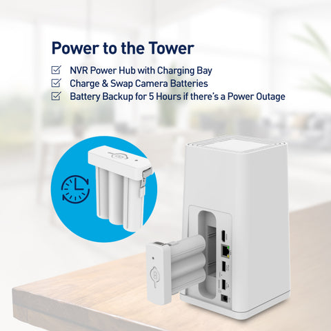 AllSecure4K+ Wireless Security Kit with 4 x 4K Wire-Free Cameras & Power Hub | SWNVK-AS4KH4