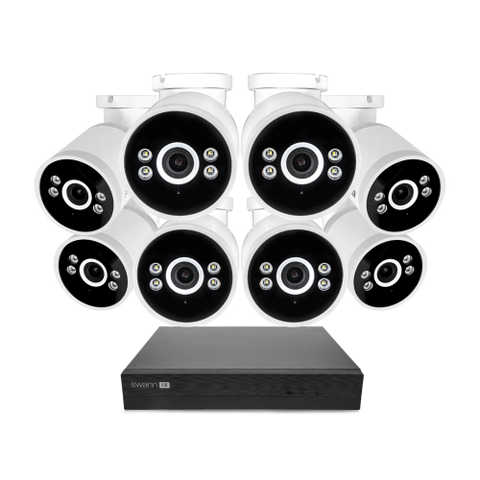 AdvancedX™ Wired 4K NVR Security System with 24/7 Recording | SWNVK-8ADVANX8B