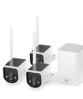 MaxRanger4K™ Solar 3 Camera Security System with Longest Range Wireless with Gutter Mounts | SWNVK-MR4KSD3GM