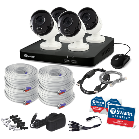 Refurbished 4 Camera 4 Channel 4K Ultra HD DVR Security System | SODVK-456804