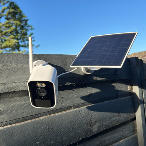 Swann MaxRanger4K™ Mini Long-Range Wireless Security System with Solar Panel & MaxRanger4K™ Video Doorbell | SONVK-MRVDBMINI3S3