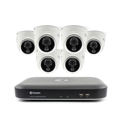 Refrubsihed 6 Camera 8 Channel 4K Ultra HD DVR Security System - SODVK-855806D