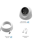 EliteX™ Wired 6K/12MP Dome/ Turret Add-On Camera - 2 Pack | SONHD-EX12MPDPK2