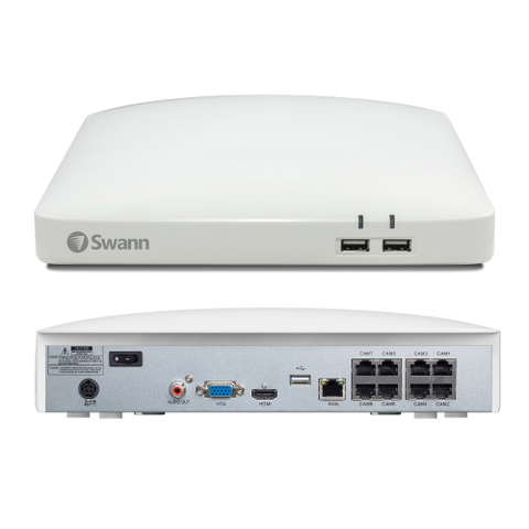 Refurbished 4 Camera 8 Channel 4K Ultra HD Professional Home NVR Security System