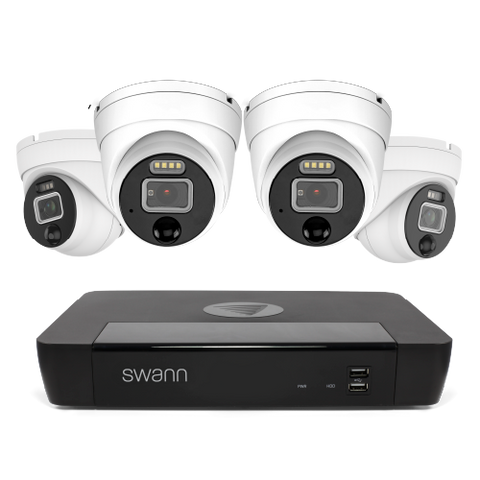 4 Camera 8 Channel 6K 12MP Mega HD Professional NVR Security System | SWNVK-890104D