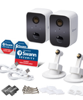 CoreCam Wireless Security Cameras 2 Pack with 2-Way Talk, Siren & Heat + Motion Detection | SWIFI-CORECAMPK2