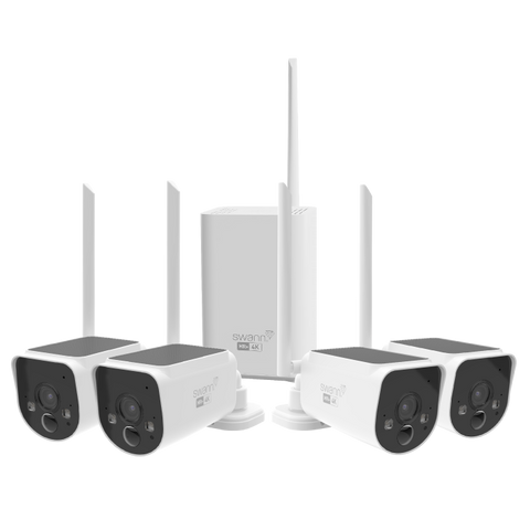 Refurbished MaxRanger4K™ Solar 4 Camera Security System with Longest Range Wireless  | SWNVK-MAXV2SD4