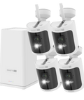 AllSecure4K+ Wireless Security Kit with 4 x 4K Wire-Free Cameras & Power Hub | SWNVK-AS4KH4