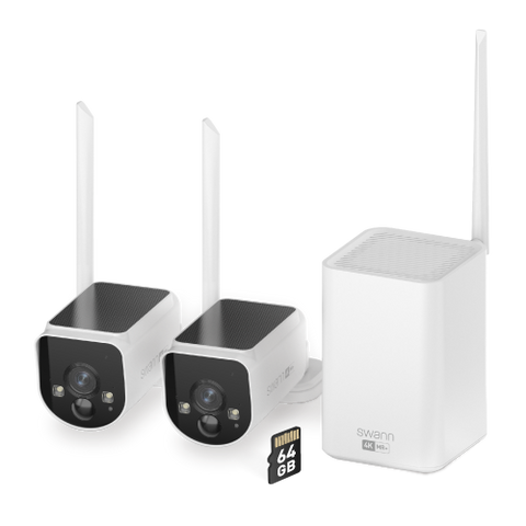 MaxRanger4K™ Solar 2 Camera Security System with Longest Range Wireless  | SWNVK-MR4KSD2