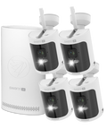 Refurbished AllSecure4K Wireless Security Kit with 4 x Wire-Free Cameras & NVR Tower | SWNVK-AS4K800SD4