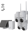 MaxRanger4K MaxTrak™ with 4G AI Auto Tracking Long Range Security Camera System - 4 Pack