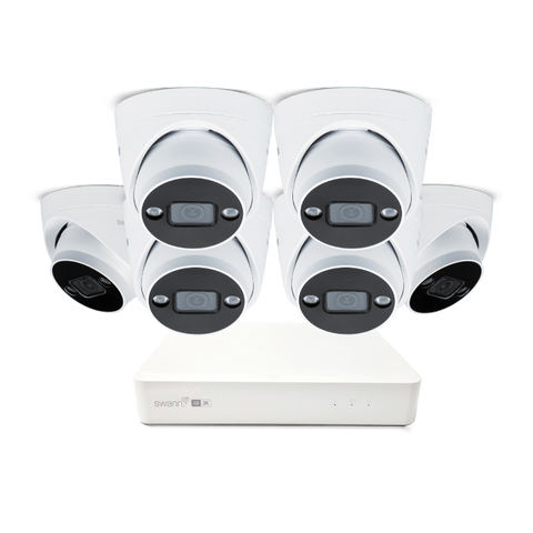 AdvancedX™ Wired 3K/5MP NVR Security System with 24/7 Recording | SWNVK-8ADVX5MP6D