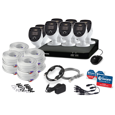 Home 8 Camera 8 Channel 1080p Full HD DVR Security System | SWDVK-846808SL