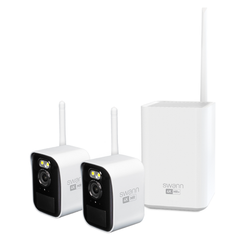 Refurbished Swann MaxRanger4K™ Mini Long-Range Wireless Security System with 2 Cameras | SWNVK-MRMINISD2