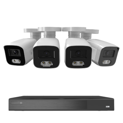 Swann EliteX™ 6K/12MP NVR Security System with 4 Bullet Cameras | SONVK-16EX412MPB
