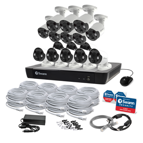 16 Camera 16 Channel 4K Ultra HD Professional NVR Security System | SONVK-1686816FB
