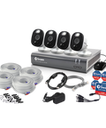 Refurbished 4 Camera 4 Channel 1080p Full HD DVR Spotlight Security System | SWDVK-445804WL