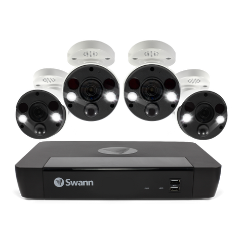4 Camera 8 Channel 4K Ultra HD Professional NVR Security System | SWNVK-886804FB