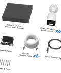 Swann EliteX™ 6K/12MP NVR Security System with 6 Bullet Cameras | SWNVK-8EX612MPB