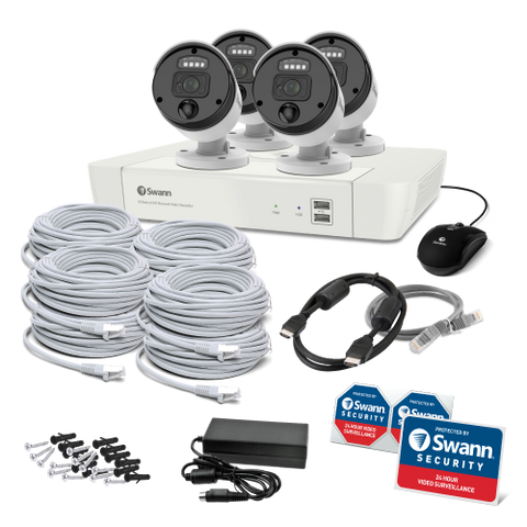 Refurbished 4 Camera 8 Channel 4K Master-Series NVR Security System | SWNVK-87680W4
