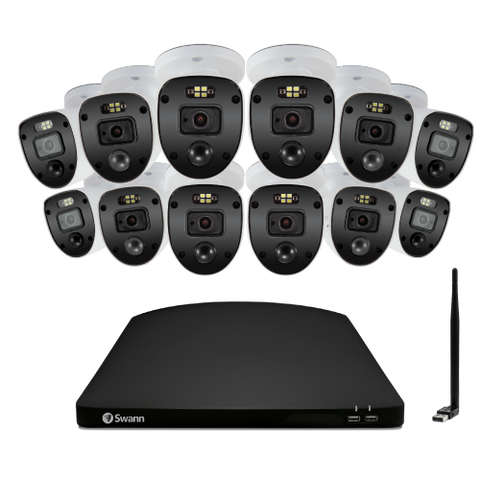 Home 12 Camera 16 Channel 1080p Full HD DVR Security System | SWDVK-1646812SLW