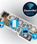 Refurbished AllSecure650 2K Wireless Security Kit with 2 x Wire-Free Cameras & Power Hub |  SWNVK-650KH2