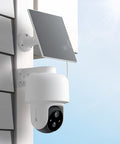4K Pan & Tilt Security Camera with Solar Charging, 2-Way Talk, Heat + Motion Detection, Auto Tracking, & Heat & Motion Detection | SWIFI-4KPTBCSOL