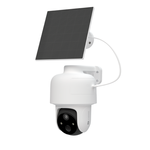 4K Pan & Tilt Security Camera with Solar Charging, 2-Way Talk, Heat + Motion Detection, Auto Tracking, & Heat & Motion Detection | SWIFI-4KPTBCSOL