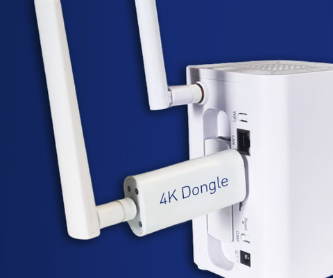 MaxRanger4K™ with 4G Extended Wi-Fi Range Security System with 4G - 4 Pack