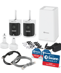 Refurbished AllSecure650 2K Wireless Security Kit with 2 x Wire-Free Cameras & Power Hub |  SWNVK-650KH2