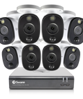Refurbished 8 Camera 8 Channel 1080p Full HD DVR Spotlight Security System | SWDVK-845808WL