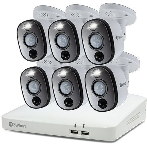 6 Camera 8 Channel 4K Ultra HD DVR Spotlight Security System | SWDVK-85680W6WL