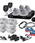 Refurbished Home 6 Camera 8 Channel 4K Ultra HD DVR Security System
