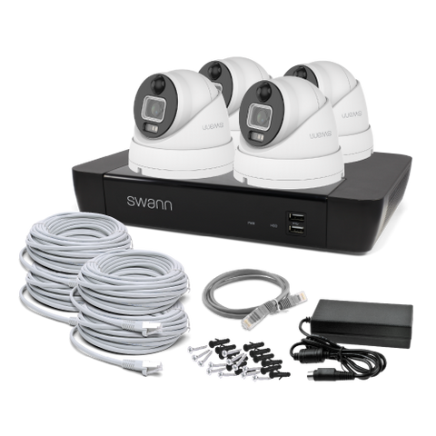 4 Camera 8 Channel 6K 12MP Mega HD Professional NVR Security System | SWNVK-890104D