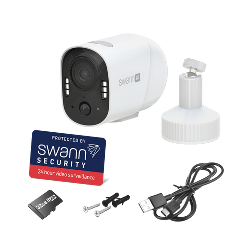 Xtreem4K Wireless Security Camera with 2-Way Talk, Siren & Heat + Motion Detection | SWIFI-4KXTRM
