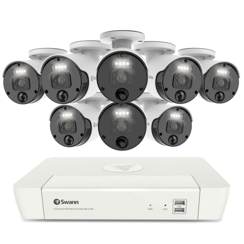 Refurbished 8 Camera 8 Channel 4K Master-Series NVR Security System | SONVK-87680W8