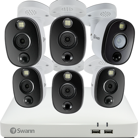 6 Camera 8 Channel 4K Ultra HD DVR Spotlight Security System | SWDVK-85680W6WL