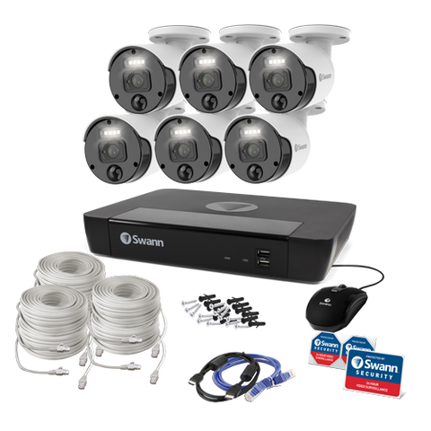 Refurbished Master-Series 6 Camera 8 Channel NVR Security System - SWNVK-876806